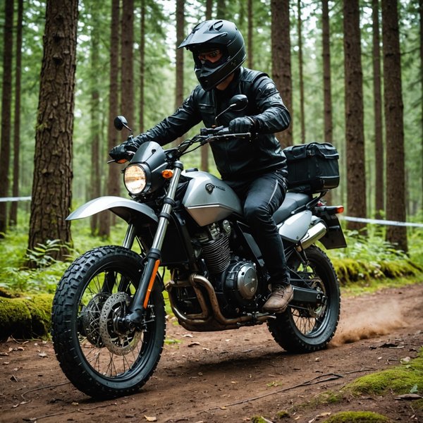 Quels sont les meilleurs accessoires pour protéger une moto lors de trajets en forêt?